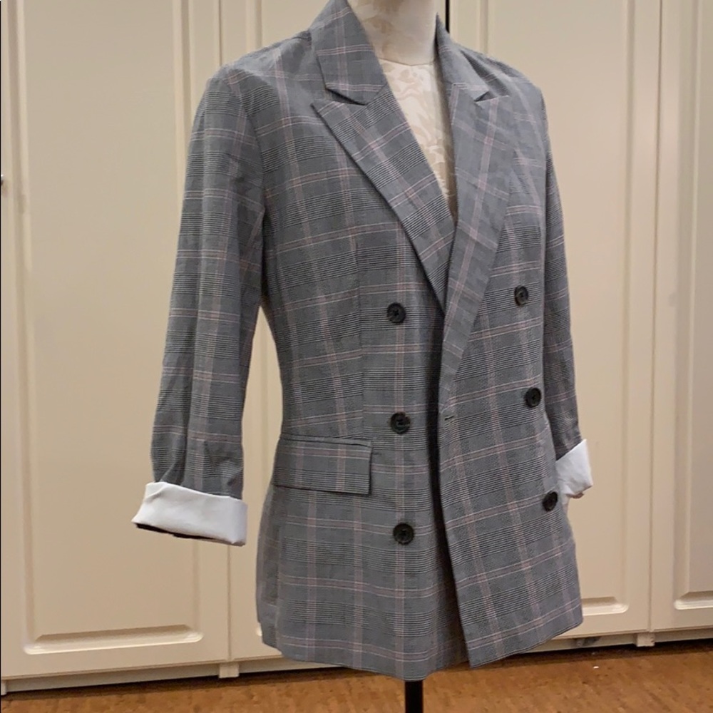 Plaid blazer